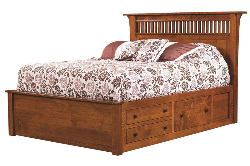 Empire-Mission-Bed-with-003-Drawer-Unit